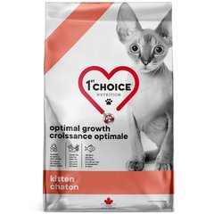 1st Choice Kitten Optimal Growth - Сухий корм для кошенят з чутливим травленням з рибою 320 г