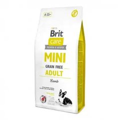Brit Care Mini Grain Free Adult Lamb - Беззерновой сухой корм для собак мелких и миниатюрных пород с ягненком 2 кг