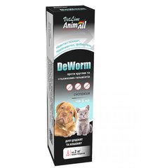 AnimAll VetLine DeWorm - Антигельминтный препарат для щенков и котят, 5 мл