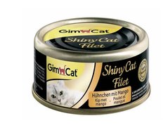 GimCat Shiny Cat Filet Chicken Mango - Консерва для кошек с курицей и манго 70 г