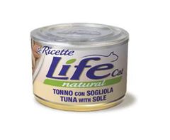 LifeCat консерва для котів тунець з камбалою 150 г