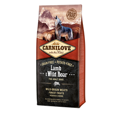 Carnilove Dog Lamb & Wild Boar - Сухой корм для взрослых собак всех пород с ягненком и диким кабаном 12 кг