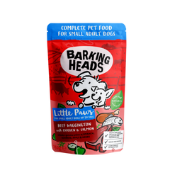 Barking Heads Beef Waggington and Chicken - Баркинг Хедс пауч для собак с говядиной, курицей и лососем 150 г