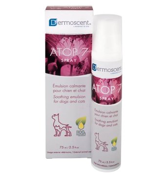 Dermoscent ATOP 7® Spray +, роздратована, суха шкіра, алергія, 75 мл