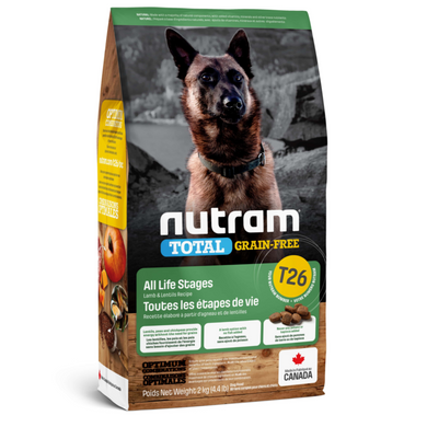 Nutram T26 Total Grain-Free Lamb and Lentils - Корм для собак різного віку з ягням та сочевицею 2 кг