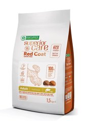 Nature's Protection Superior Care Red Coat Grain Free Adult Small Breeds with Salmon - Сухий корм для собак малих порід з рудим забарвленням шерсті з лососем 1,5 кг