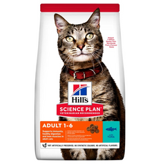 Hill's Science Plan Adult Tuna - Сухой корм для взрослых кошек с тунцом 300 г