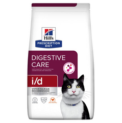 Hill's Prescription Diet i/d (AB+) - Сухой корм для кошек при заболеваниях желудочно-кишечного тракта с курицей 400 г