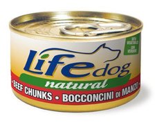 LifeDog консерва для собак говядина с овощами 90 г