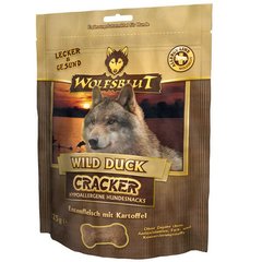 WOLFSBLUT Cracker Wild Duck - Крекеры "Волчья Кровь Дикая утка" для собак, 225 гр