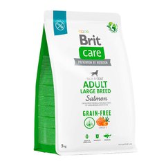 Brit Care Dog Grain-free Adult Large Breed - Сухий беззерновий корм для собак великих порід з лососем 3 кг