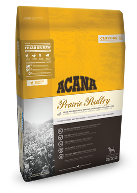 Acana Prairie Poultry Dog - Акана сухий корм з курчам та індичкою для собак будь-якого віку 2 кг