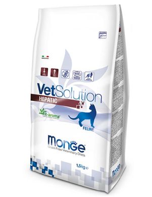 Monge Vetsolution Hepatic feline - Диетический корм для кошек с заболеваниями печени 400 г