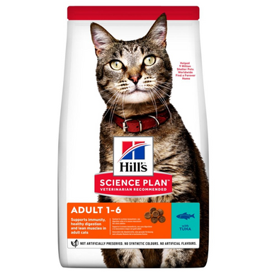 Hill's Science Plan Adult Tuna - Сухий корм для дорослих котів з тунцем 10 кг