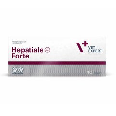 VetExpert Hepatiale Forte - Гепатопротектор для котів та собак вагою до 15 кг, 40 шт.