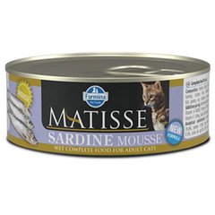 Farmina Matisse Cat Mousse Sardine - Консервы для взрослых кошек с сардиной 85 г