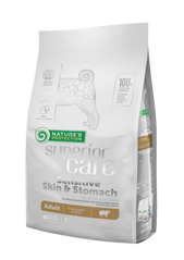 Nature's Protection Superior Care Sensitive Skin Stomach Adult Small Breeds - Сухий корм для дорослих собак міні порід з чутливим травленням та харчовою алергією з м'ясом ягня 1,5 кг