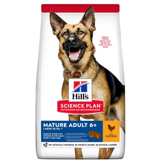Hill’s Science Plan Mature Adult 6+ Large Breed - Сухой корм для зрелых собак больших пород от 6 лет с курицей 14 кг