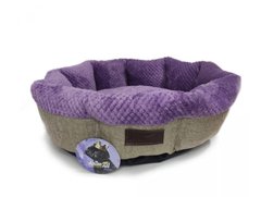 AnimAll Mary S Lavander - Лежанка лавандового цвета для собак и кошек, размер 50×50×15 см