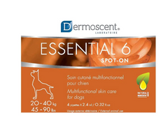 Dermoscent Essential 6® spot-on краплі для шкіри та шерсті собак 20-40 кг, 2,4 мл, 1 піпетка