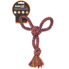 AnimAll Fun - Іграшка канат-бумеранг для собак, різнокольоровий, 21 см