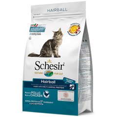 Schesir Cat Hairball ШЕЗІР ДЛЯ ВИВЕДЕННЯ ШЕРСТІ сухий монопротеїновий корм для котів з довгою шерстю (0.4кг)