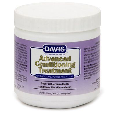 Davis Advanced Conditioning Treatment - Дэвис кондиционер с маслом макадамии, жожоба, оливковым для собак и котов 454 мл
