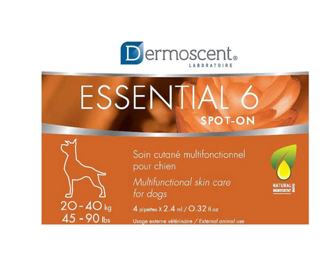 Dermoscent Essential 6® spot-on капли для кожи и шерсти собак 20-40 кг, 2,4 мл, 1 пипетка