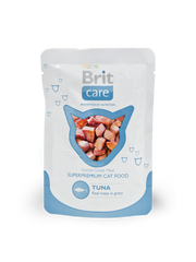 Brit Care Tuna Pouch - Консерва для взрослых кошек с тунцом 80 г