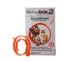 AnimAll ВетЛайн нашийник протипаразитарний для собак та котів, 35 см