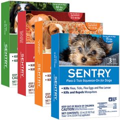 SENTRY (Сентри) капли от блох, клещей и комаров для собак (1 пипетка)