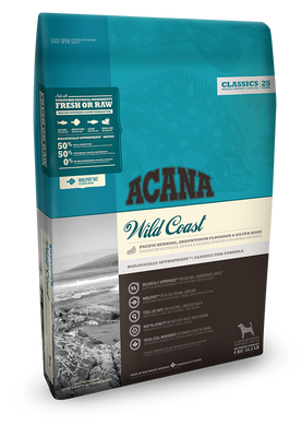 Acana Wild Coast Dog - Акана сухий корм для дорослих собак з рибою 17 кг