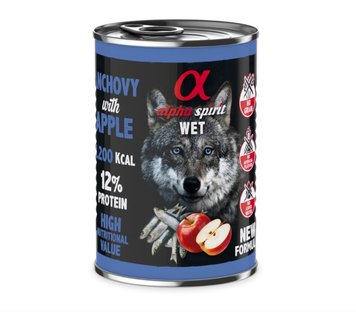 Alpha Spirit Dog Anchovy with Red Apple - Вологий корм для дорослих собак з анчоусами та яблуками 400 г