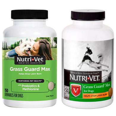 Nutri-Vet Grass Guard Max Нутрі-Вет Захист газону макс добавка для собак, від «випалювання» газонної трави 150 таблеток