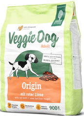 Green Petfood VeggieDog Origin - Грин Петфуд сухой вегетарианский корм для взрослых собак с красной чечевицей 10 кг