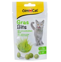 GimCat GrasBits - Вітамінізовані ласощі з травою для котів 40 г