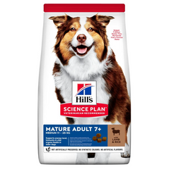 Hill’s Science Plan Mature Adult 7+ Medium Breed - Сухой корм для зрелых собак средних пород от 7 лет с ягненком и рисом 2,5 кг