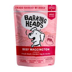 Barking Heads Beef Waggington - Баркинг Хедс пауч для собак "Вуф-струганов" с говядиной 300 г