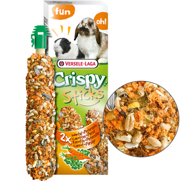 Versele-Laga Crispy Sticks Carrot & Parsley - Верселе-Лага Кріспі ласощі для гризунів з морквою та петрушкою 2 шт х 55 г