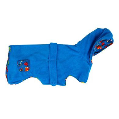 Халат для собак Max & Molly Bath Robe Little Monster с принтом Маленькие монстры, S