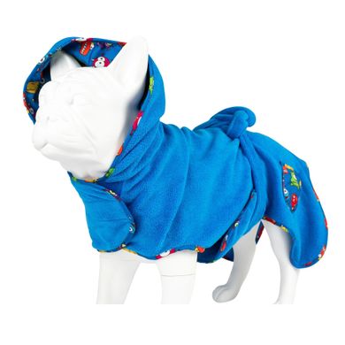 Халат для собак Max & Molly Bath Robe Little Monster с принтом Маленькие монстры, S