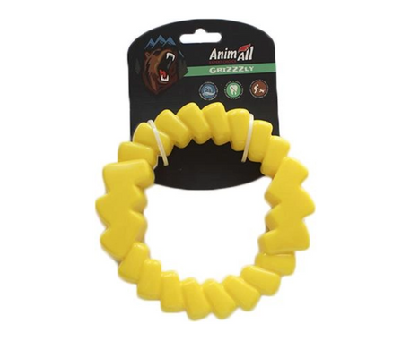 AnimAll GrizZzly Игрушка "Мотивационное кольцо" для собак, 16,5 см