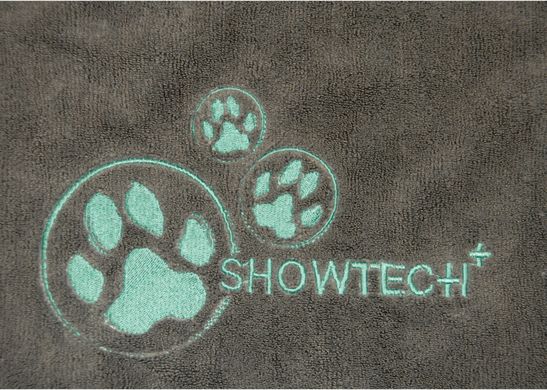 Show Tech+ Microfibre Towel Grey Рушник з мікрофібри для собак та котів 56x90см, сірий