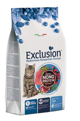 Exclusion Cat Adult Tuna - Монопротеїновий сухий корм з тунцем для дорослих котів всіх порід 300 г