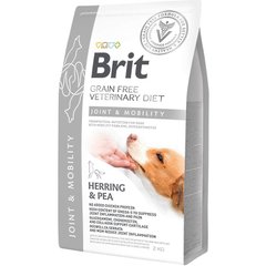 Brit GF Veterinary Diet Dog Mobility - Беззерновой сухой корм при нарушении подвижности суставов для собак с селедкой, лососем, горохом и гречкой 2 кг