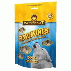WOLFSBLUT Fish Minis Kabeljau - Хрустящие полоски "Волчья Кровь" для собак из трески, 100 гр