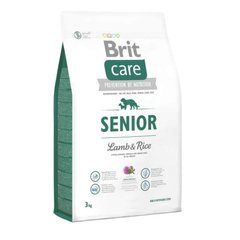 Brit Care Senior lamb and Rice - Сухой корм для пожилых собак всех пород с ягненком и рисом 3 кг