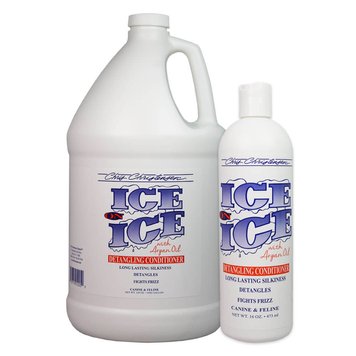 Chris Christensen Ice on Ice Detangling Conditioner Кондиционер для восстановления естественного баланса влаги в шерсти и устранения узлов и клубков изнутри 3,8 л