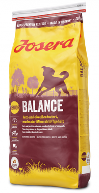 Josera Dog Balance - Сухой корм для пожилых собак для собак, ведущих малоактивный образ жизни, а также для собак с лишним весом 5х 900 г
