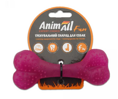 AnimAll Fun - Кісточка для собак, фіолетова, 12 см